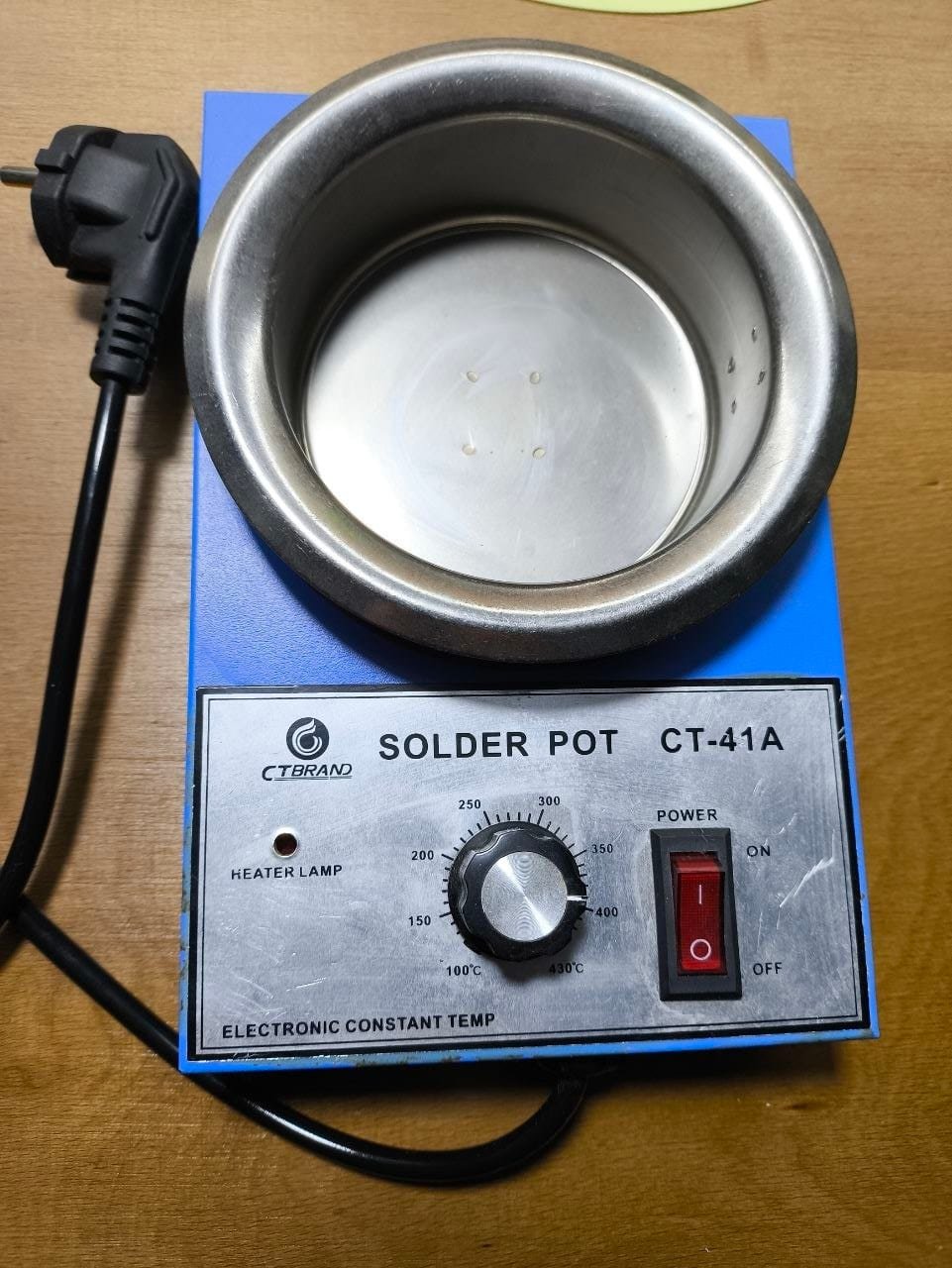 Новая паяльная ванна Solder Pot CT-41A (тигель для лужения)