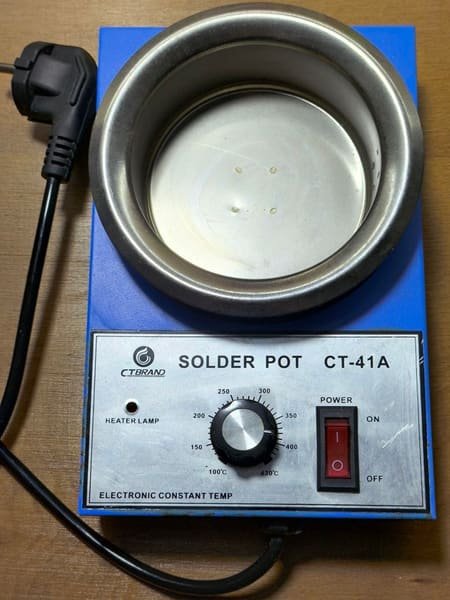 Новая паяльная ванна Solder Pot CT-41A (тигель для лужения) — Фото 2